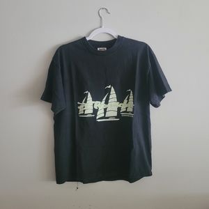 Vintage Black Florida Short Sleeve Top